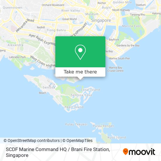 SCDF Marine Command HQ / Brani Fire Station map