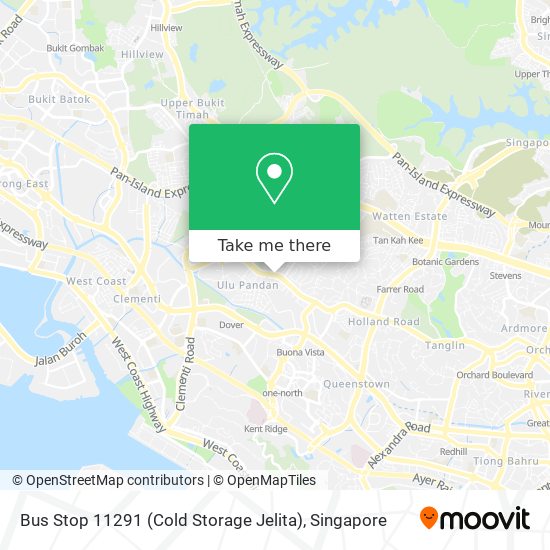 Bus Stop 11291 (Cold Storage Jelita) map
