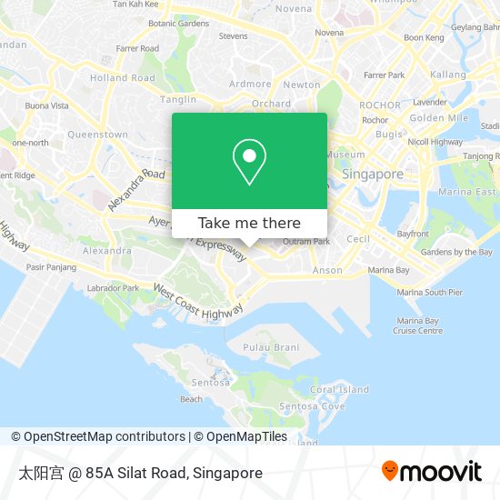 太阳宫 @ 85A Silat Road地图