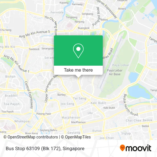 Bus Stop 63109 (Blk 172)地图