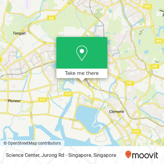 Science Center, Jurong Rd - Singapore map