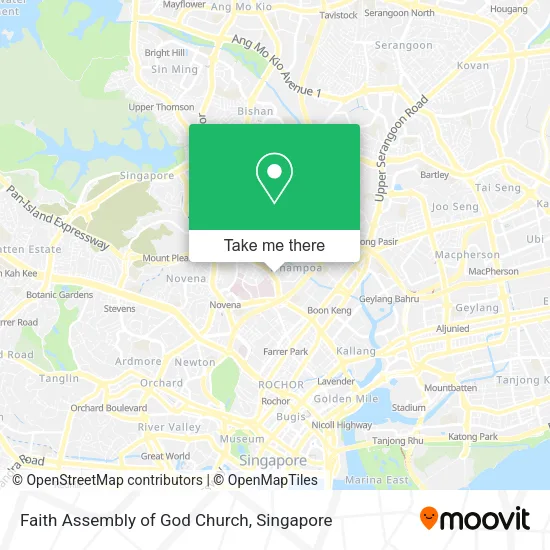 Faith Assembly of God Church map