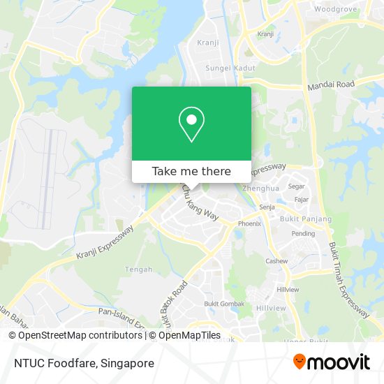 NTUC Foodfare map