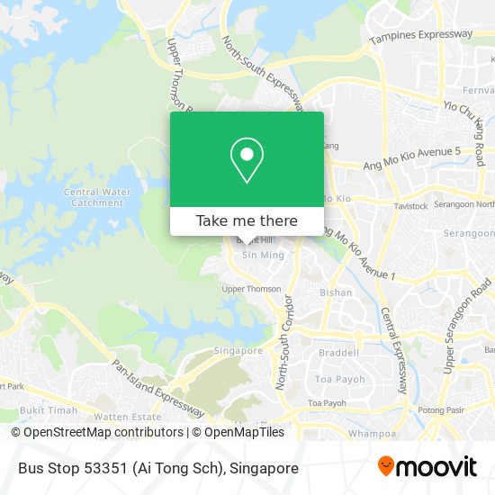 Bus Stop 53351 (Ai Tong Sch) map