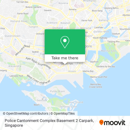 Police Cantonment Complex Basement 2 Carpark map