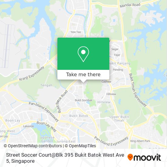 Street Soccer Court@Blk 395 Bukit Batok West Ave 5 map