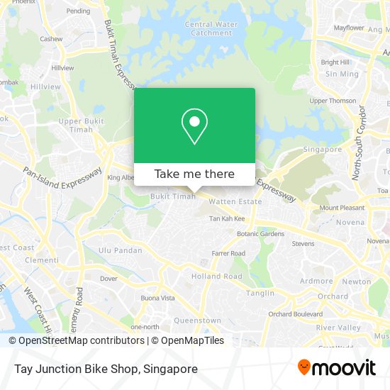 Tay Junction Bike Shop map