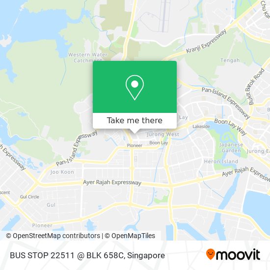 BUS STOP 22511 @ BLK 658C map