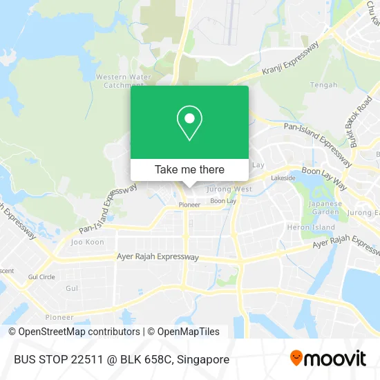 BUS STOP 22511 @ BLK 658C map