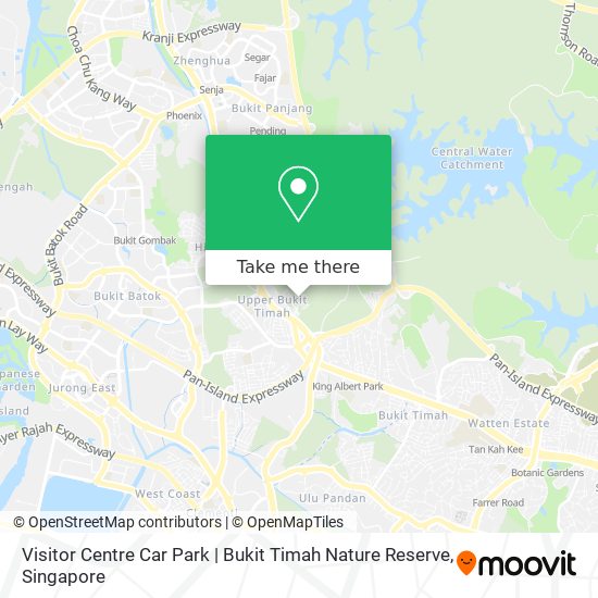Visitor Centre Car Park | Bukit Timah Nature Reserve map