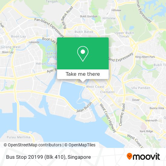 Bus Stop 20199 (Blk 410)地图