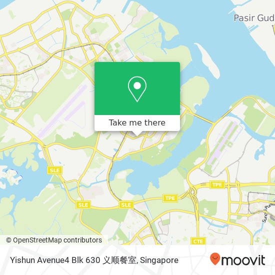Yishun Avenue4 Blk 630 义顺餐室 map