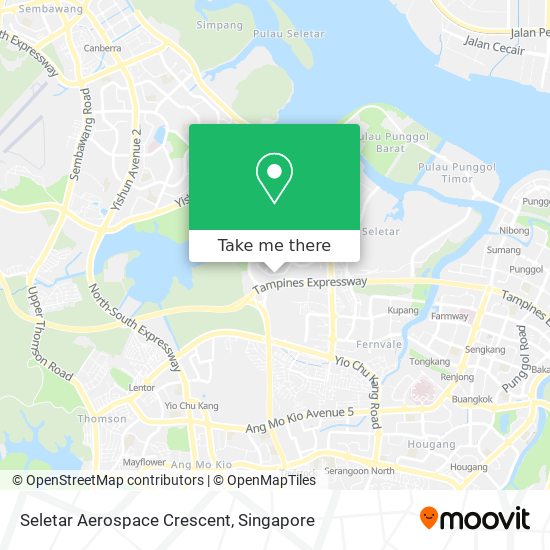 Seletar Aerospace Crescent map