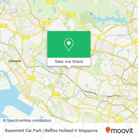 Basement Car Park | Raffles Holland V map