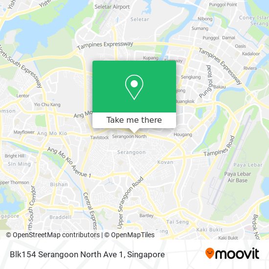 Blk154 Serangoon North Ave 1地图