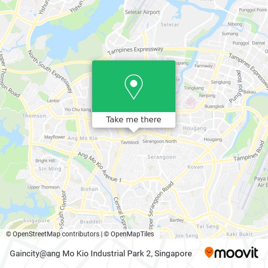 Gaincity@ang Mo Kio Industrial Park 2 map