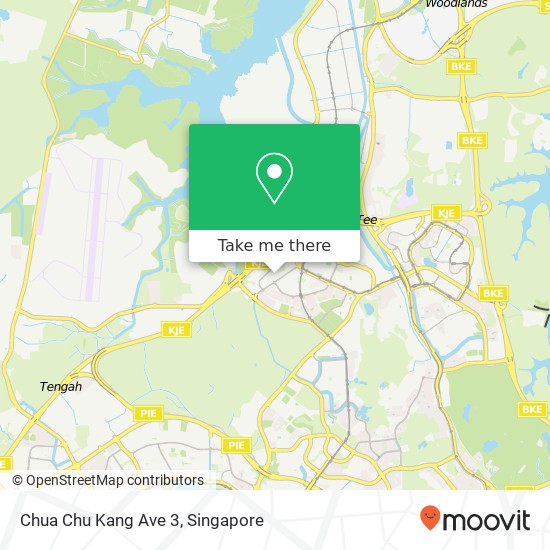 Chua Chu Kang Ave 3 map