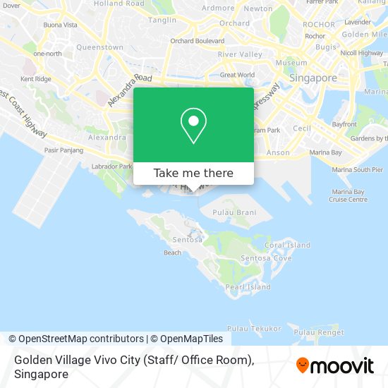 Golden Village Vivo City (Staff/ Office Room) map