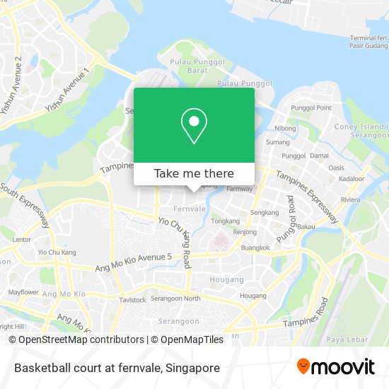 Basketball court at fernvale map