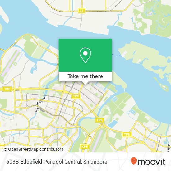 603B Edgefield Punggol Central map