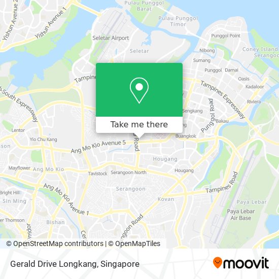 Gerald Drive Longkang地图