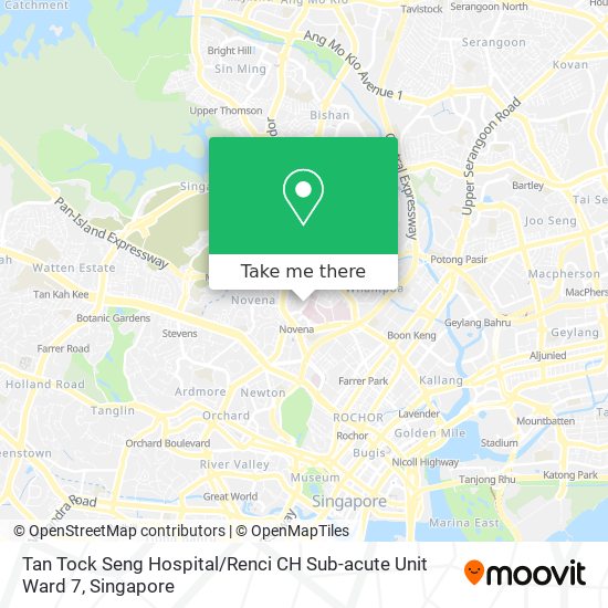 Tan Tock Seng Hospital / Renci CH Sub-acute Unit Ward 7 map