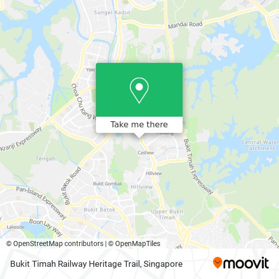 Bukit Timah Railway Heritage Trail地图