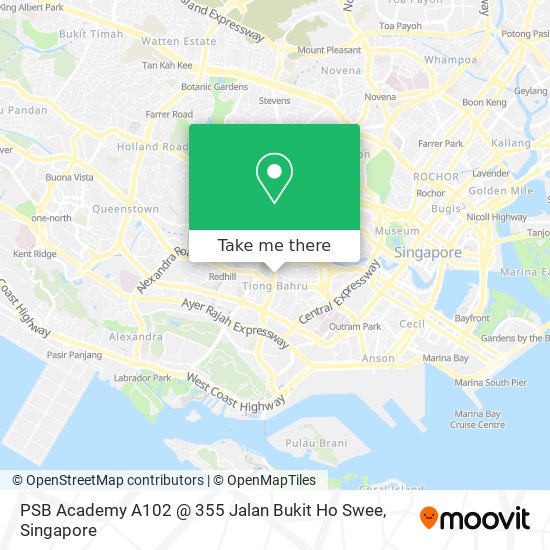 PSB Academy A102 @ 355 Jalan Bukit Ho Swee map