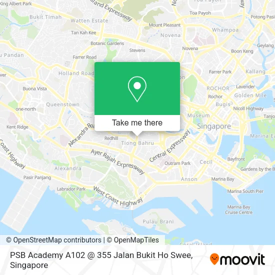 PSB Academy A102 @ 355 Jalan Bukit Ho Swee地图