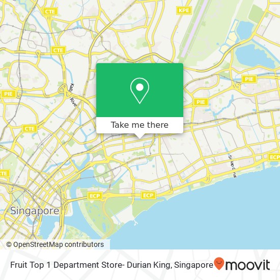 Fruit Top 1 Department Store- Durian King地图