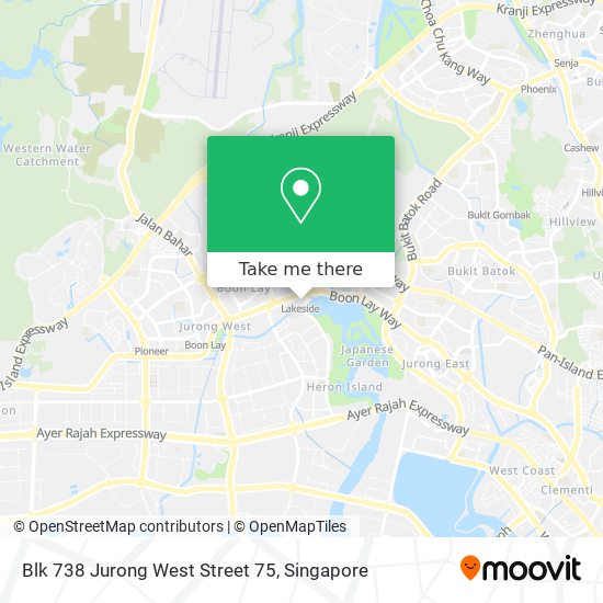 Blk 738 Jurong West Street 75 map