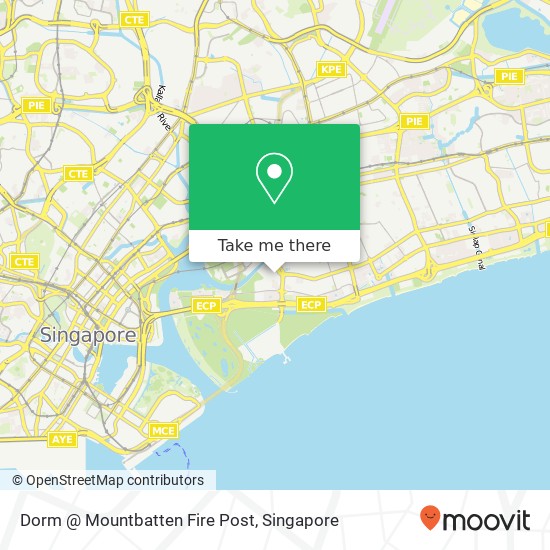 Dorm @ Mountbatten Fire Post map