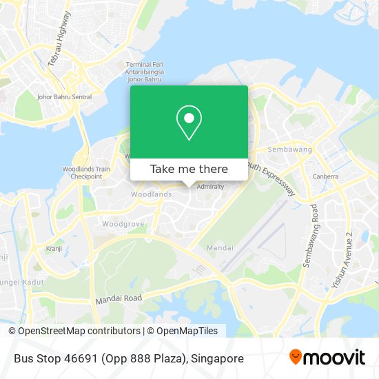 Bus Stop 46691 (Opp 888 Plaza) map