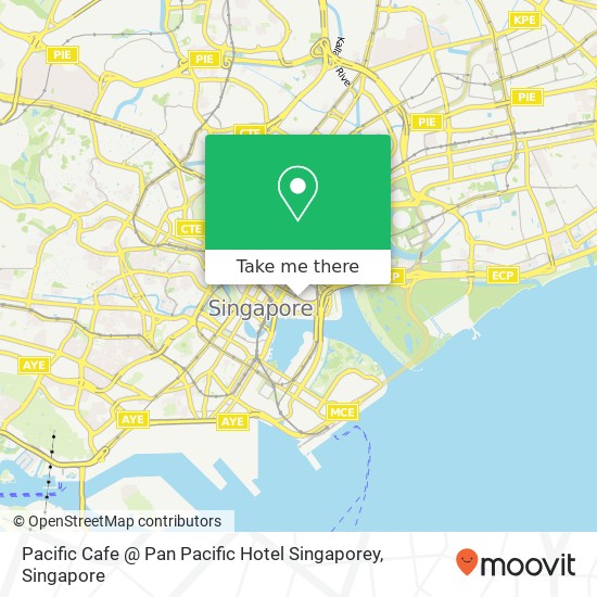 Pacific Cafe @ Pan Pacific Hotel Singaporey map