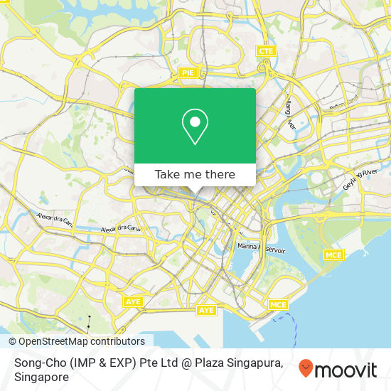 Song-Cho (IMP & EXP) Pte Ltd @ Plaza Singapura map