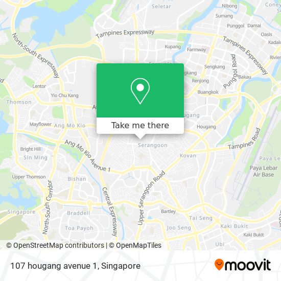 107 hougang avenue 1 map