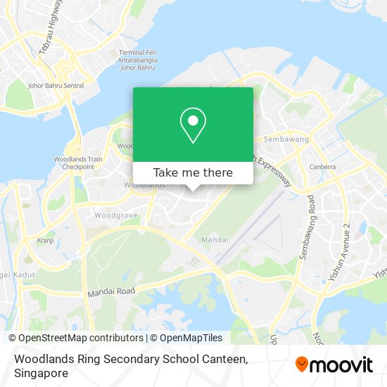 Woodlands Ring Secondary School Canteen地图