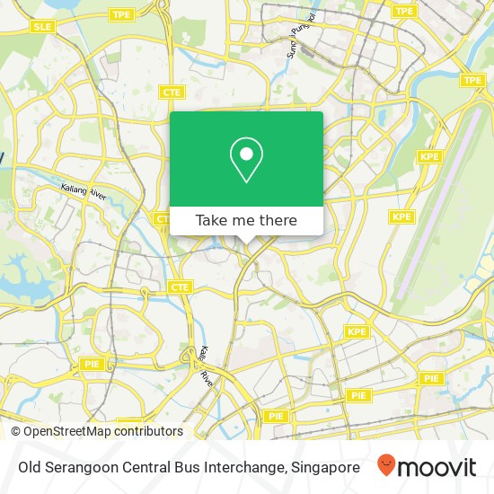 Old Serangoon Central Bus Interchange map