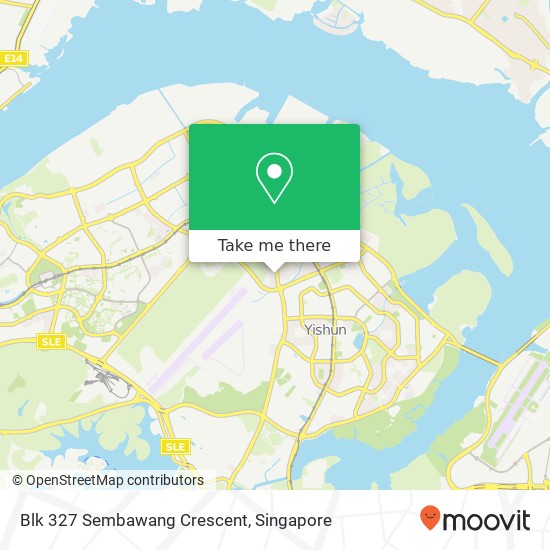 Blk 327 Sembawang Crescent map