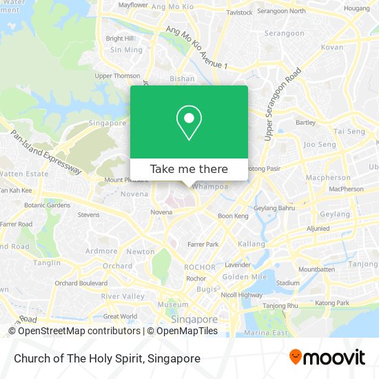 Church of The Holy Spirit map