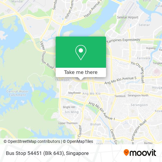 Bus Stop 54451 (Blk 643) map