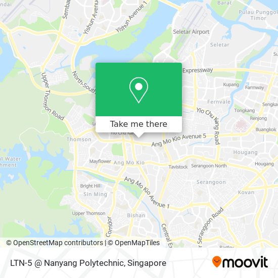 LTN-5 @ Nanyang Polytechnic map