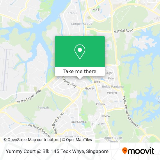 Yummy Court @ Blk 145 Teck Whye map