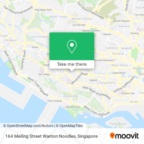 164 Meiling Street Wanton Noodles地图