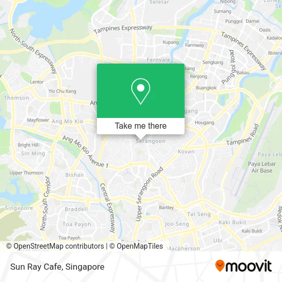 Sun Ray Cafe map