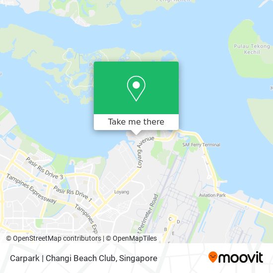 Carpark | Changi Beach Club map