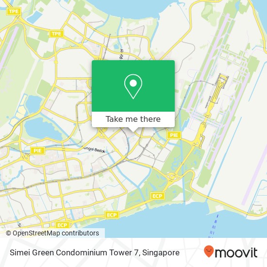 Simei Green Condominium Tower 7 map