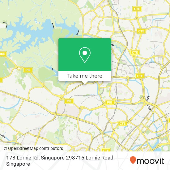 178 Lornie Rd, Singapore 298715 Lornie Road map