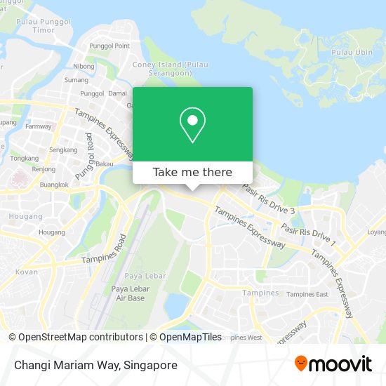 Changi Mariam Way map