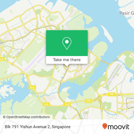 Blk 791 Yishun Avenue 2 map